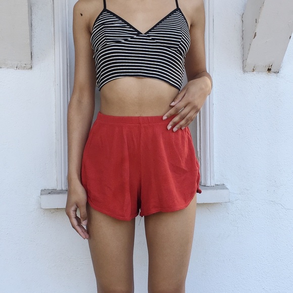 Brandy melville red shorts Clearance